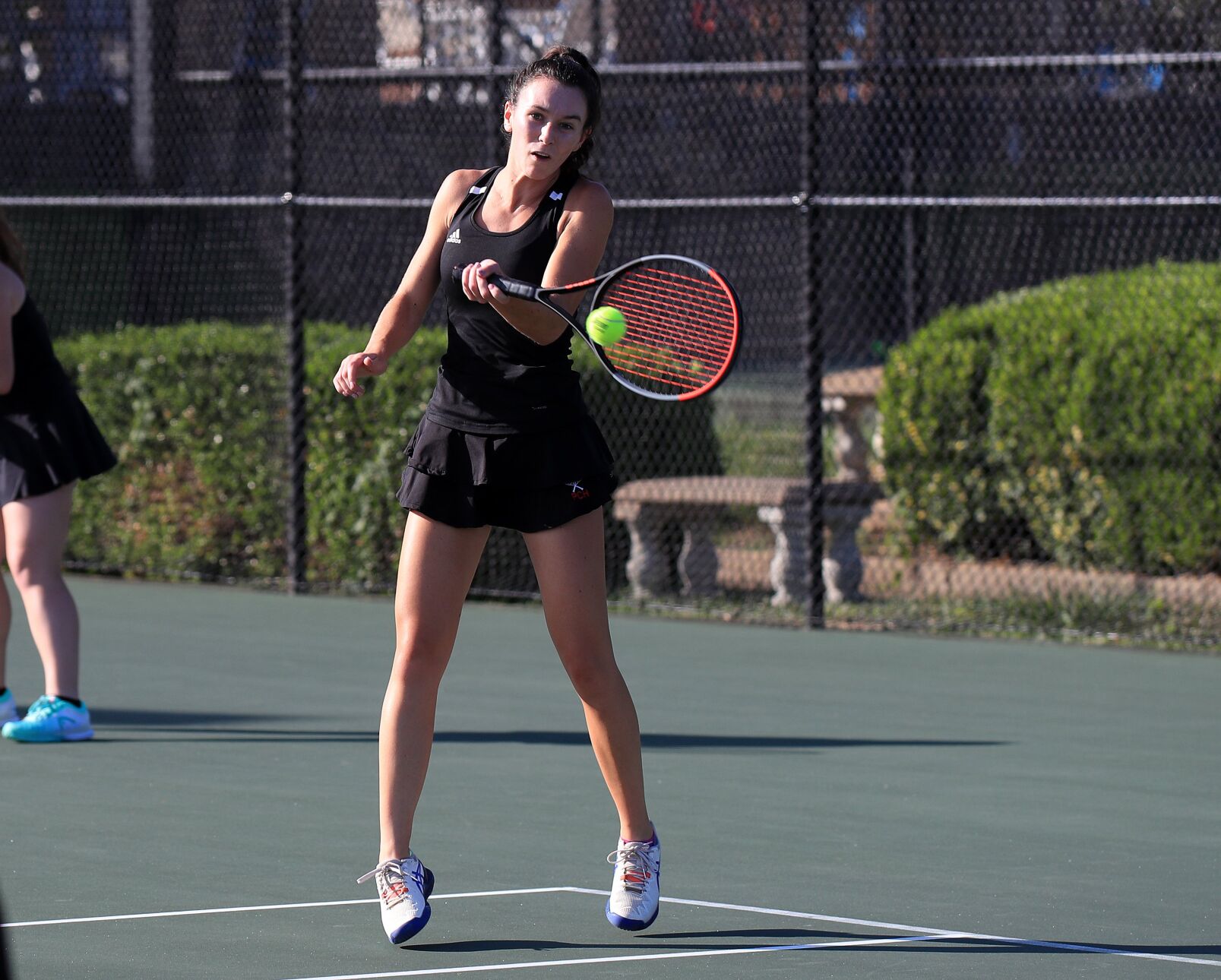 Class 2 girls tennis quarterfinal: Parkway Central 5, Cor Jesu 4